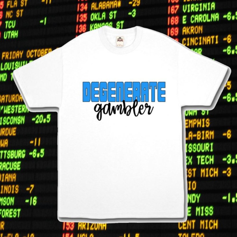 Degenerate Morals " Degenerate Gambler " Sports Betting Gambling Sportsbook